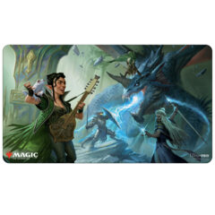 MAGIC THE GATHERING  -  ADVENTURES IN THE FORGOTTEN REALMS  -  SURFACE DE JEU - THE PARTY FIGHTING BLUE DRAGON